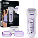 Braun Silk-Epil, LS5-560, Lady Shaver, Depilatore Donna, Lilla