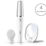 Braun Face 830, Epilatore Viso + Esfoliante