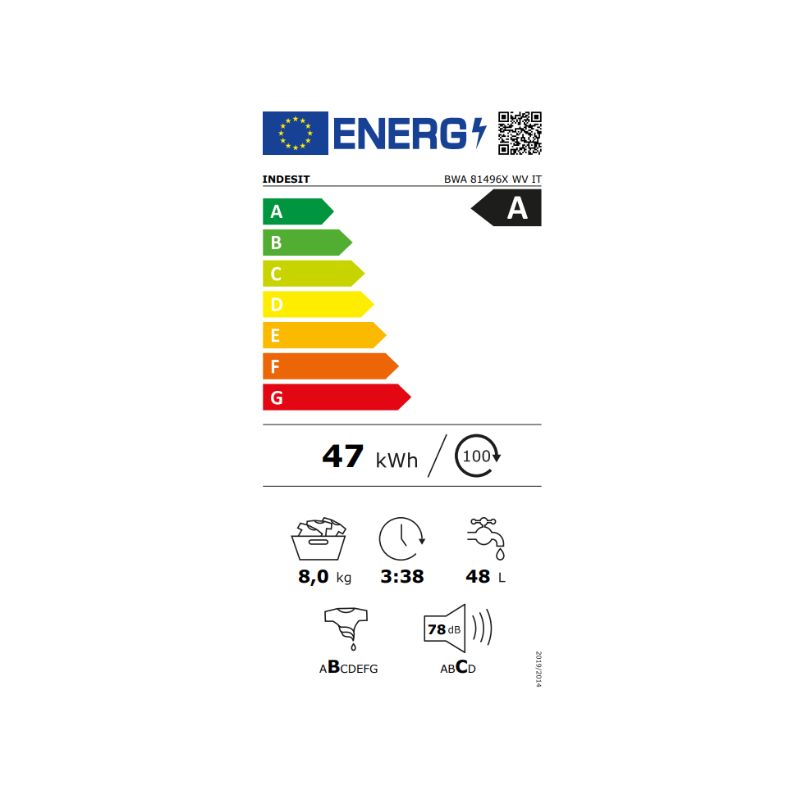 Lavatrice Indesit BWA 81496X WV IT (2)