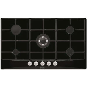 Piano Cottura GLEM Gas GT955BK- - 5 Fornelli con Tripla Corona - Da Incasso 90cm