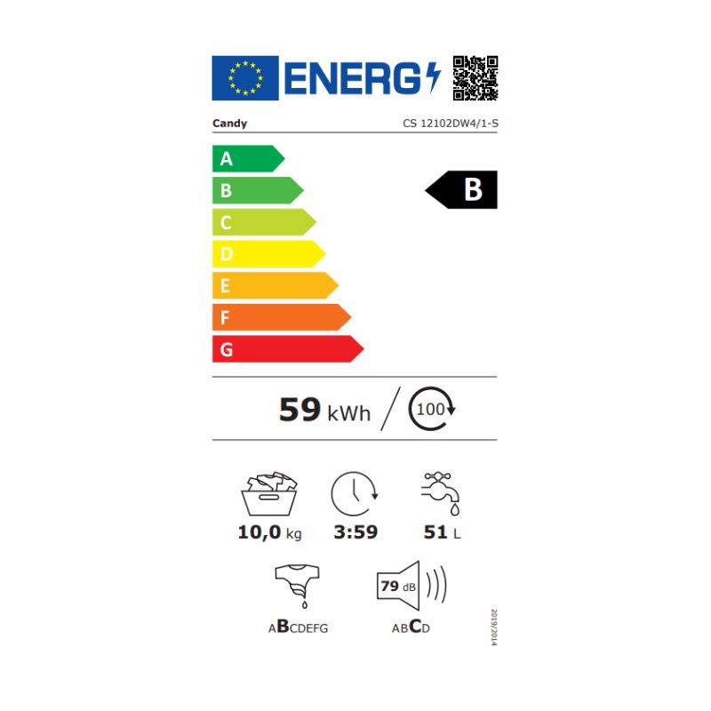 Lavatrice Candy CS 12102DW41 S
