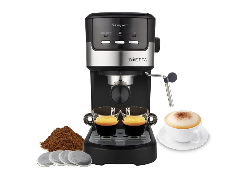 BEPER - Macchina caffè espresso 2 in 1