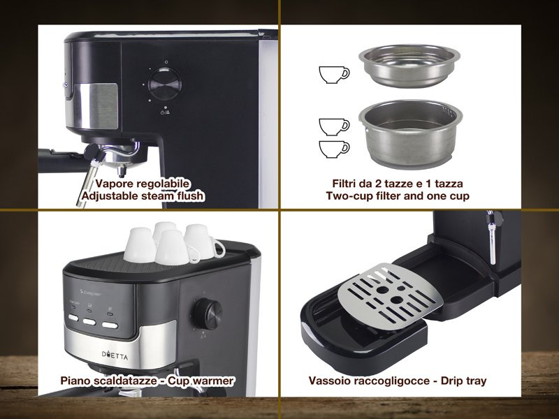 BEPER - Macchina caffè espresso 2 in 1 - immagine 3