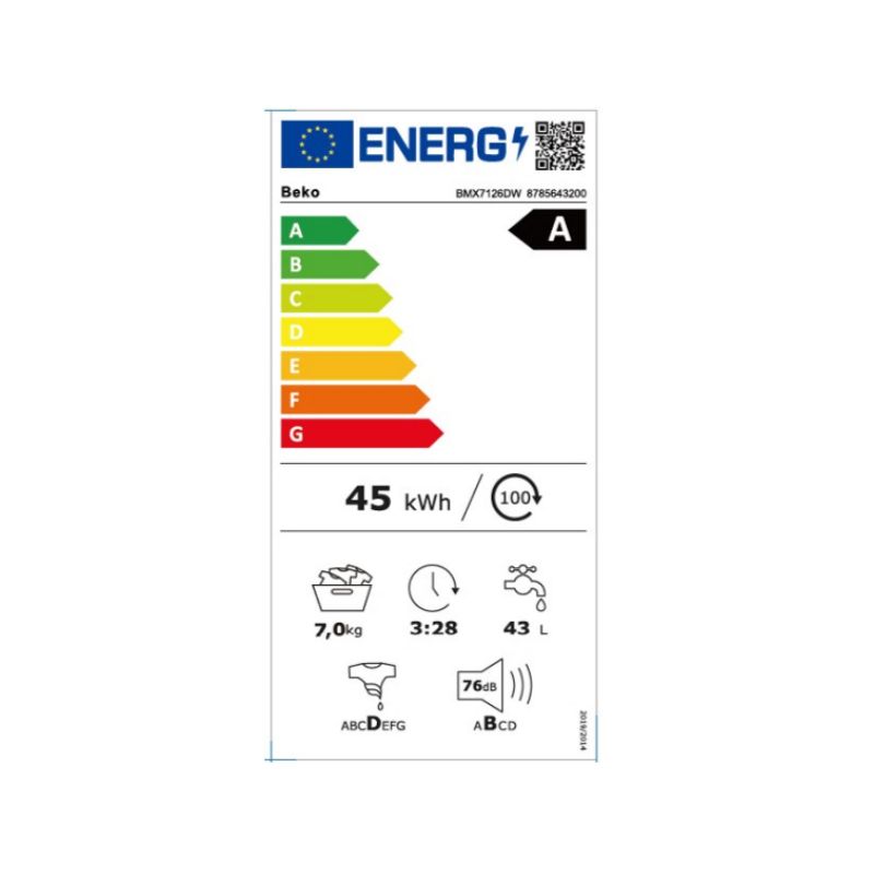 Lavatrice Beko BMX7126DW (3)